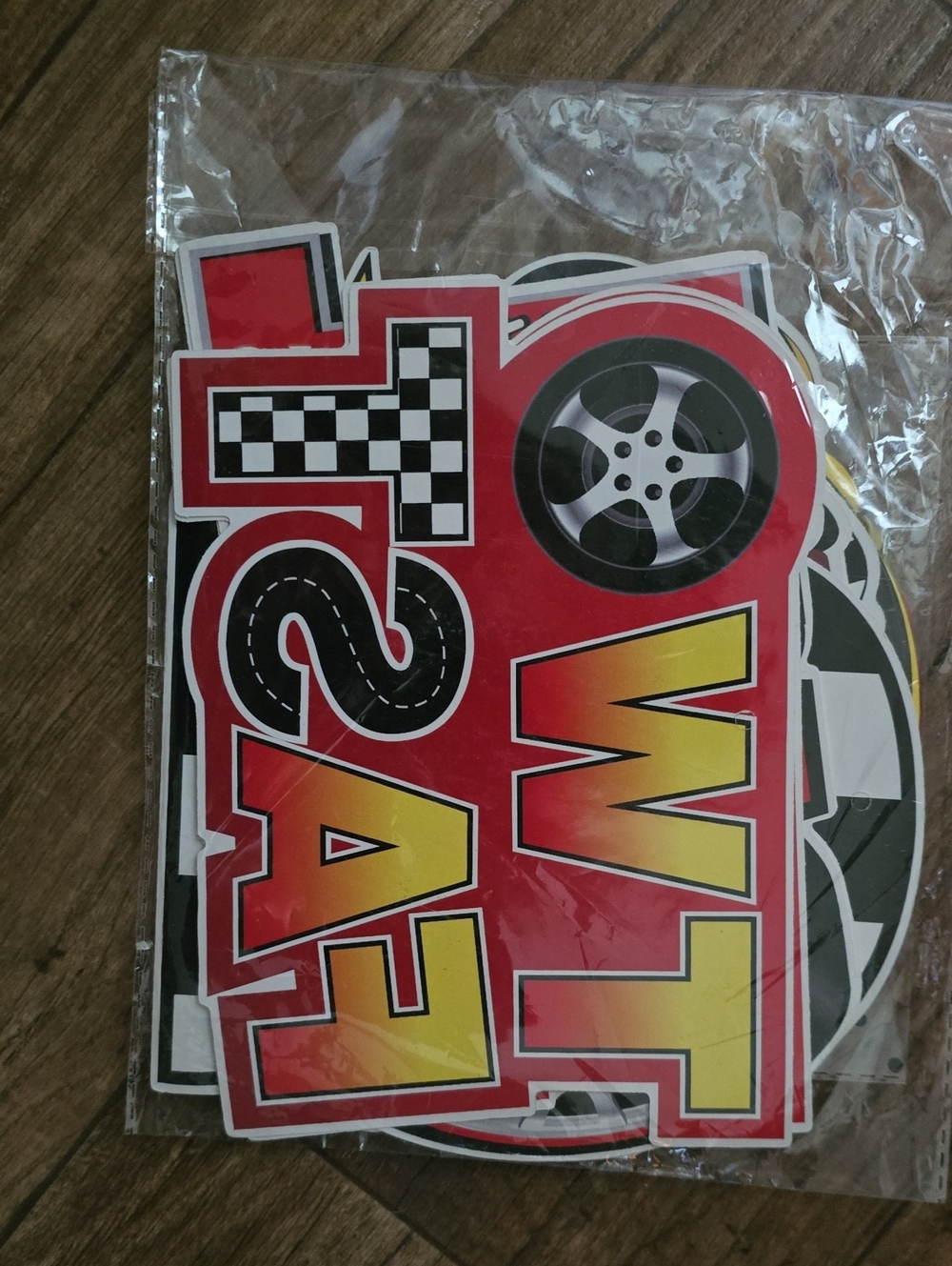 Two Fast Themed Party Decorations For Cars Birthday